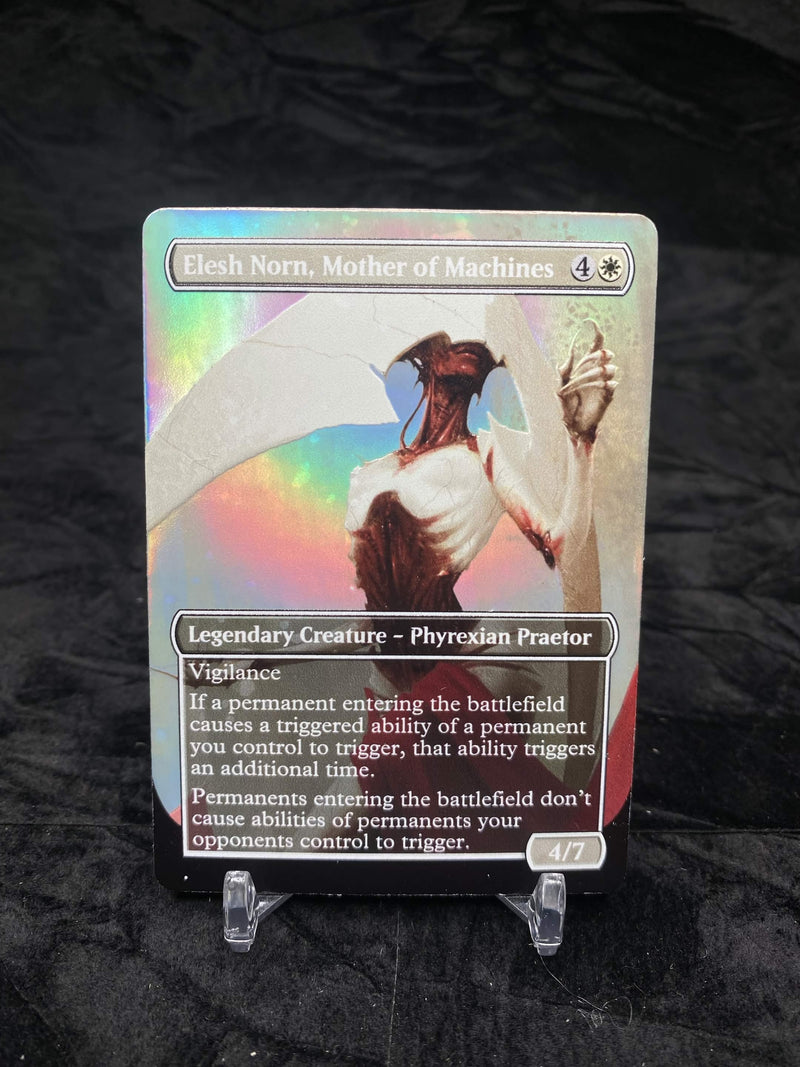 Elesh Norn Mother of Machines full-art textured foil proxy card