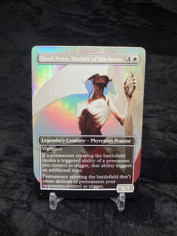 Elesh Norn Mother of Machines full-art textured foil proxy card