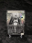 Atraxa Praetors Voice textured foil proxy card with premium rainbow finish
