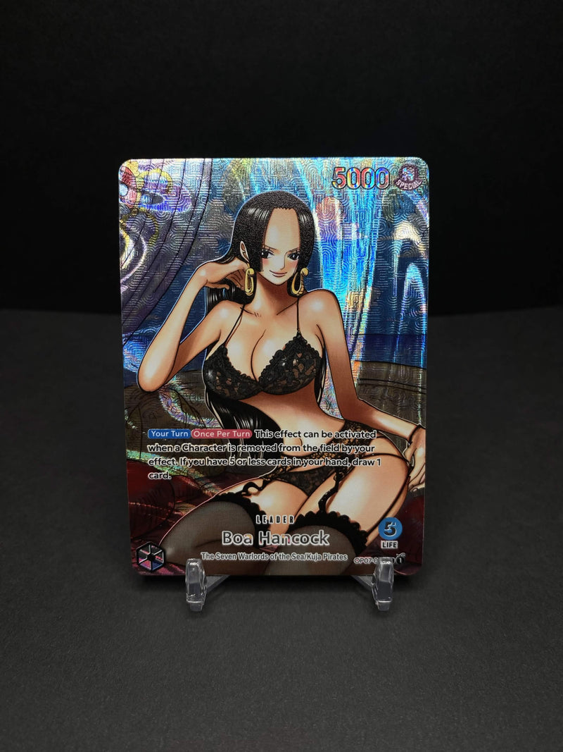 OPTCG Leader Proxy Boa Hancock Blue