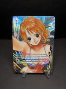 OPTCG Leader Proxy – Nami Blue/Yellow Textured Foil Card 2