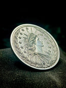 Liberty 1776 2026 Coin 40mm Engraved Americana Patriotic Art Medallion
