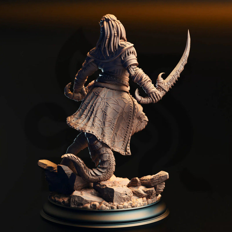 Kijaa Shadowblade – Black Dragonkin Rogue by DM Stash - image 2