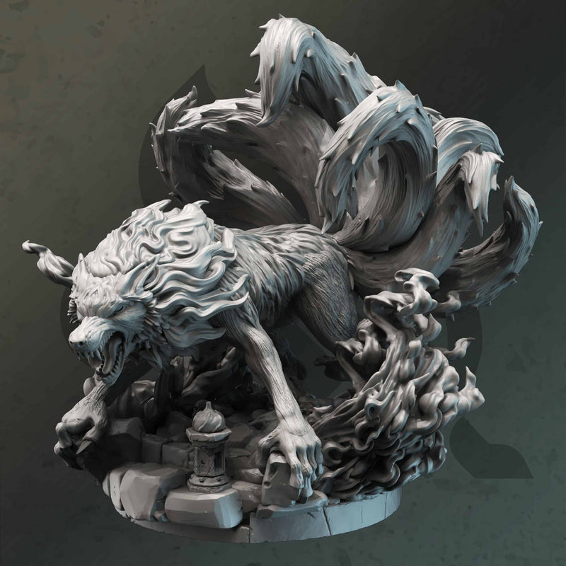 Kyubiko – Nine Tailed Fire Fox by DM Stash - image 1