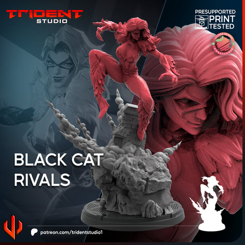 Black Cat (Rivals) 40mm Miniature - MCP Proxy