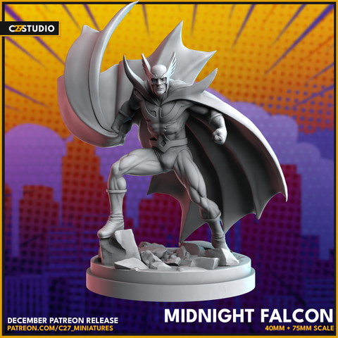 Nighthawk 40mm Scale Miniature | Crisis Protocol Proxy | C27