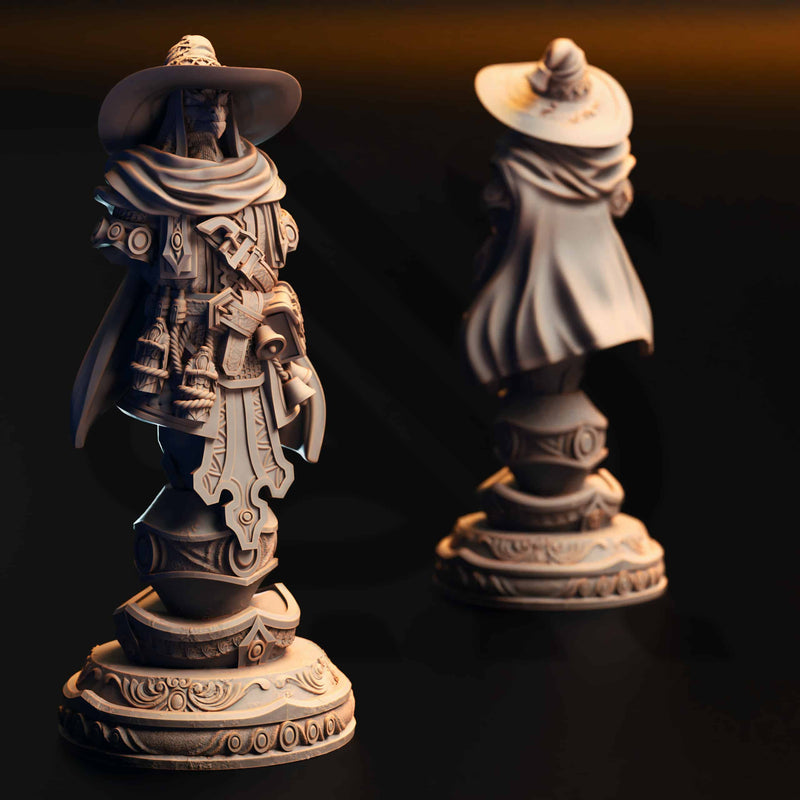 Ozmandi Starborn – Silver Dragonkin Sorcerer (Bust) by DM Stash - image 1
