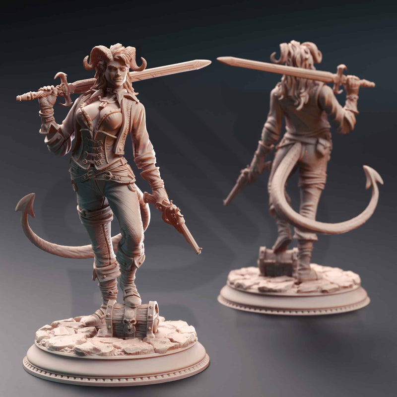 Syntheia the Daring – Tiefling Scoundrel by DM Stash - image 1