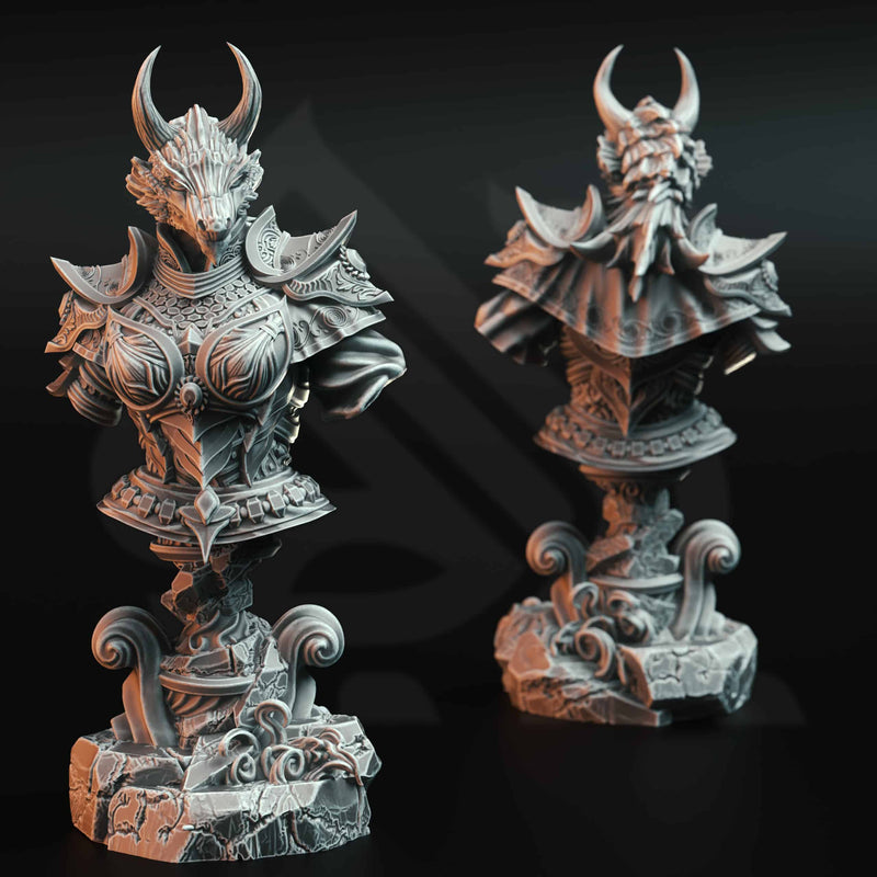 Tharvaya – Ascended Dragon Warlock (Bust) by DM Stash - image 1