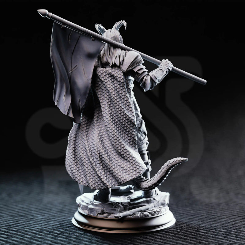 The Captain – Tiefling Veteran Soldier by DM Stash - image 2