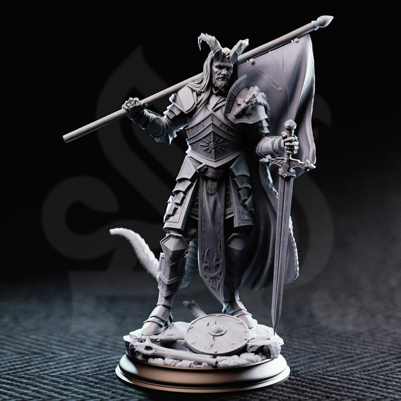 The Captain – Tiefling Veteran Soldier by DM Stash - image 1