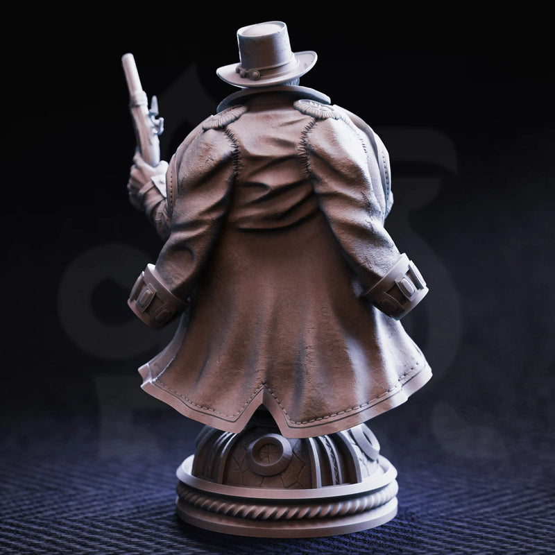 Torgrik “Tall Hat” – Dwarven Gunslinging Gangster (Bust) by DM Stash - image 2