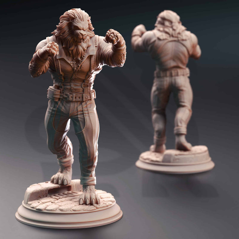 Vaa’dren Snowmane – Lionfolk Bouncer by DM Stash - image 1