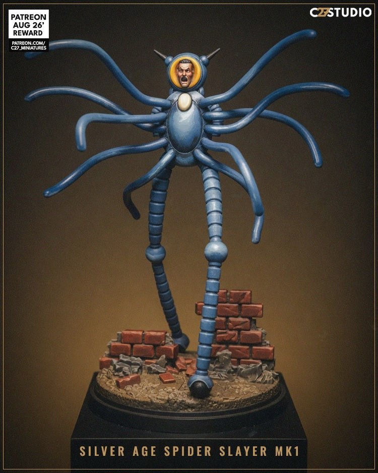 Silver Age Spider Slayer MK1 - Marvel MCP-Compatible Resin Miniature