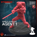 SHIELD SUPPORT AGENT - Marvel MCP-Compatible 40mm Resin Miniature