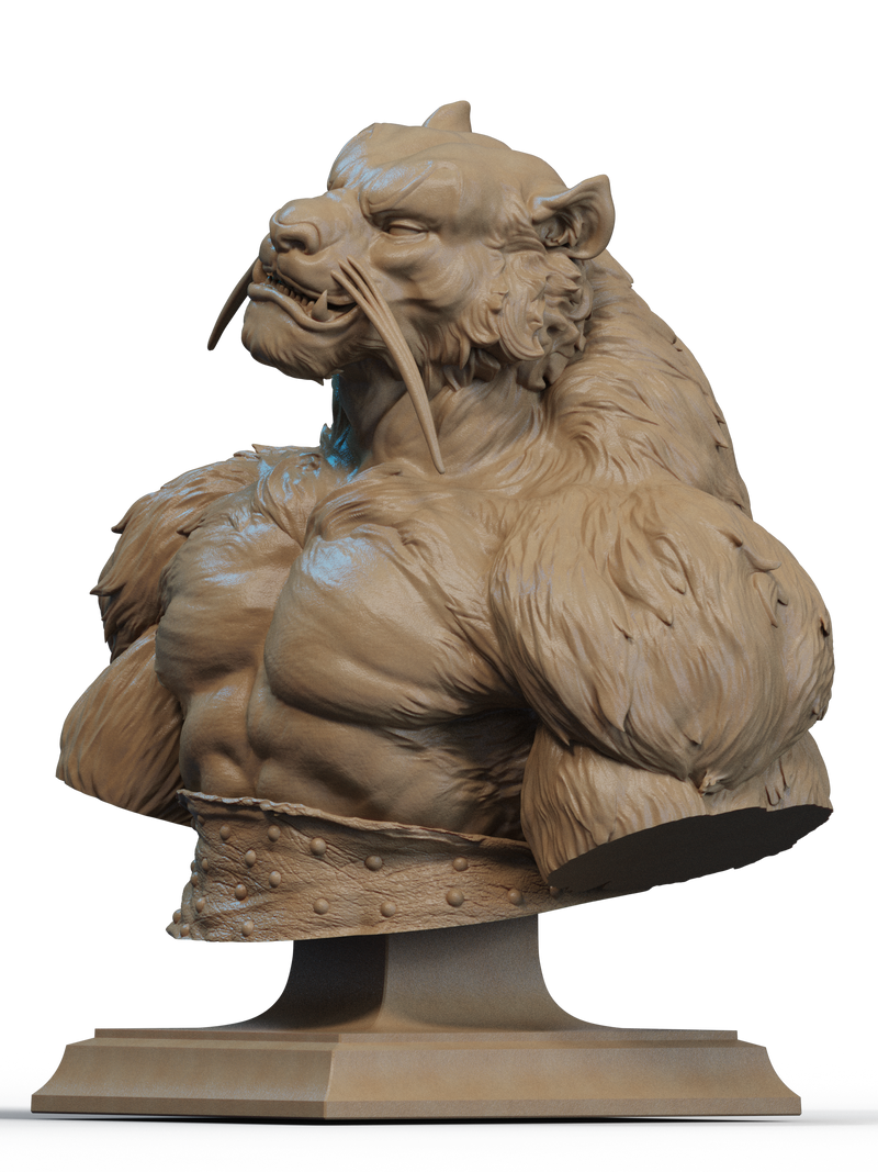 Tai Lung Resin Bust - view 2