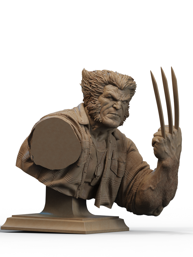 Logan Resin Bust - Design 1 - view 4