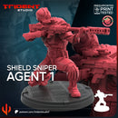 SHIELD SNIPER AGENT - Marvel MCP-Compatible 40mm Resin Miniature