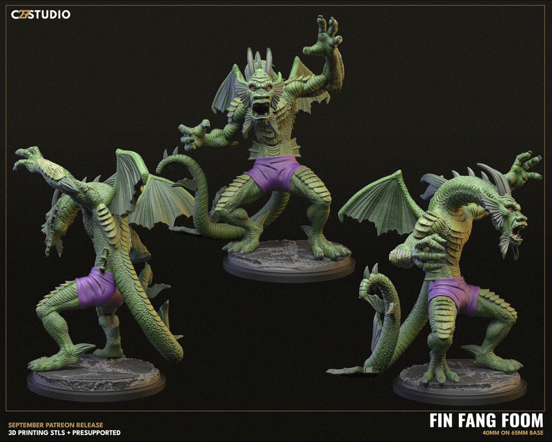 Fin Fang Foom - Marvel MCP-Compatible Resin Miniature