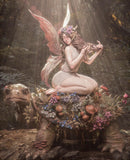 Fairy Blossom Resin Statue - view 3