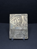 Actual engraving example - Nico Robin metallic finish at another angle