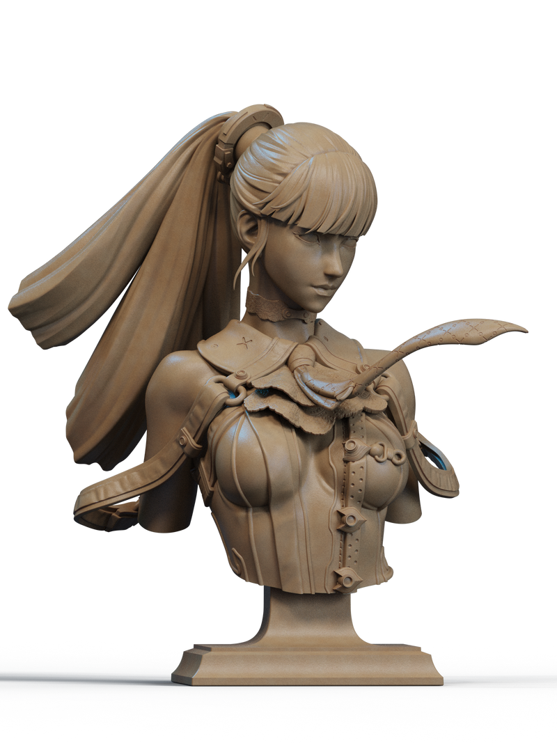 Eve Resin Bust - Design 1 - view 1