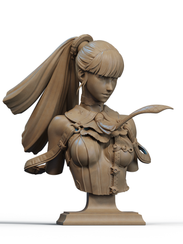 Eve Resin Bust - Design 1 - view 1