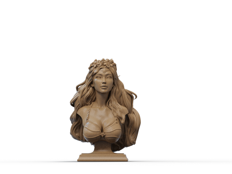 Artemis Resin Bust - view 1