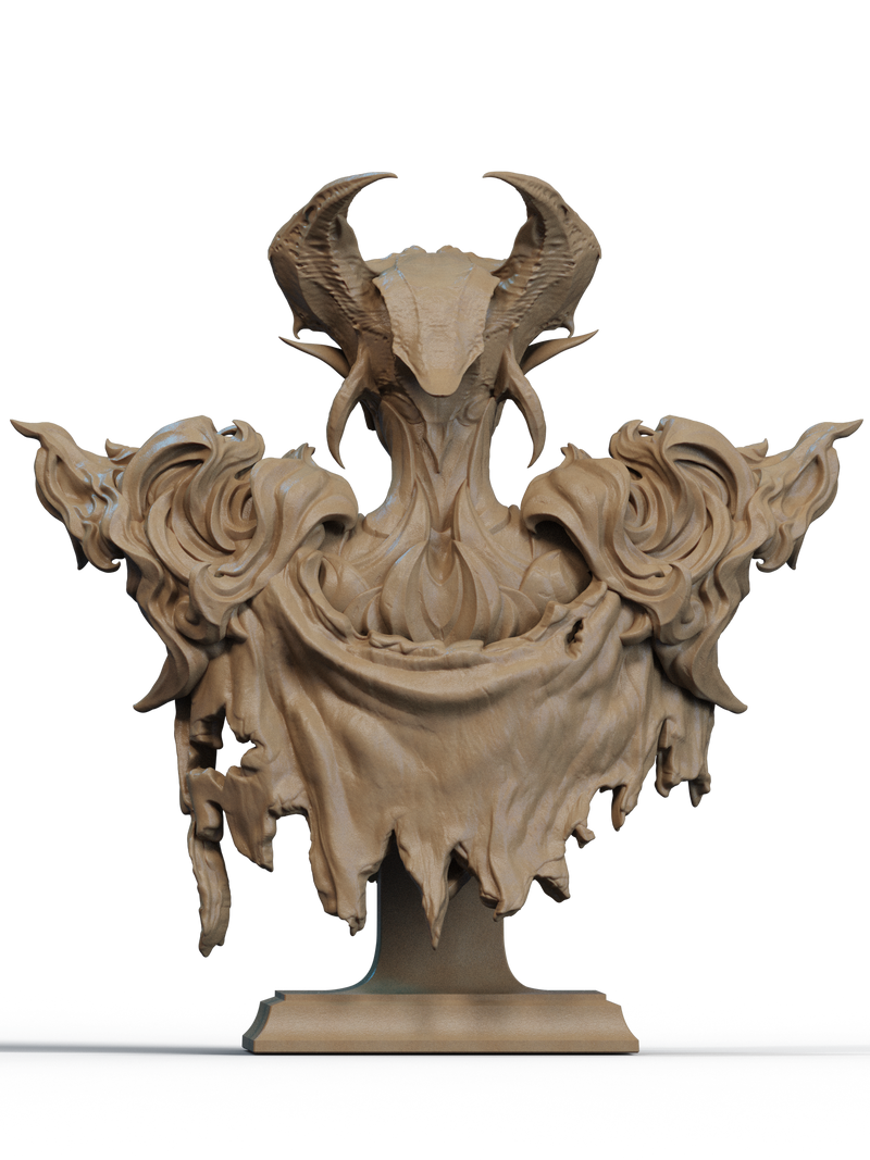 The Queen of the Ashen Vale Resin Bust - view 2