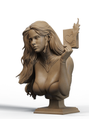 Emma Frost Resin Bust - Design 2 - view 2
