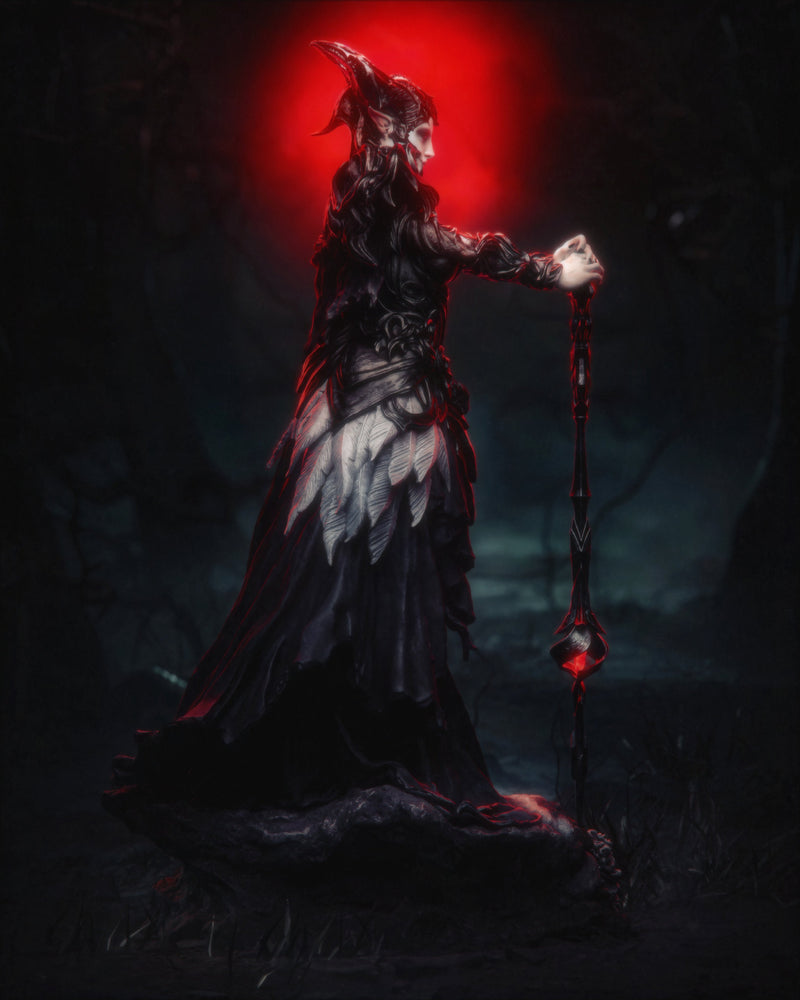 The Queen of the Ashen Vale Resin Statue - view 4