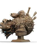 North Warrior Resin Bust - view 1
