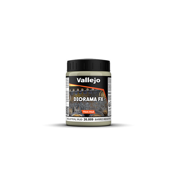 Vallejo Weathering: Thick Mud- Industrial Thick Mud , 200 ml.