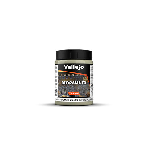 Vallejo Weathering: Thick Mud- Industrial Thick Mud , 200 ml.