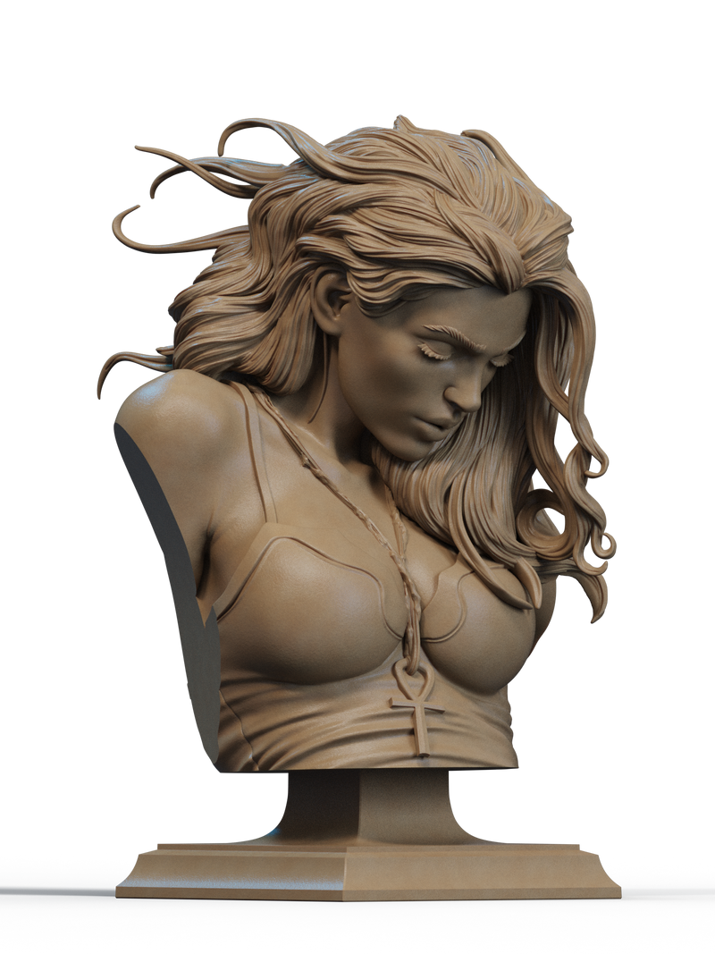 Death Resin Bust - Design 2 - view 1