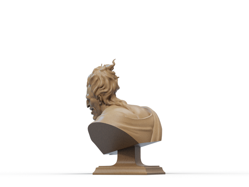 Hades Resin Bust - Design 1 - view 3