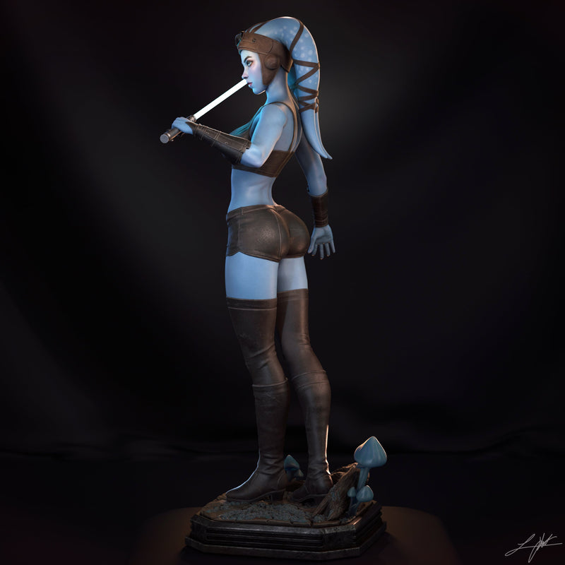 Aayla Secura Resin Statue - view 4