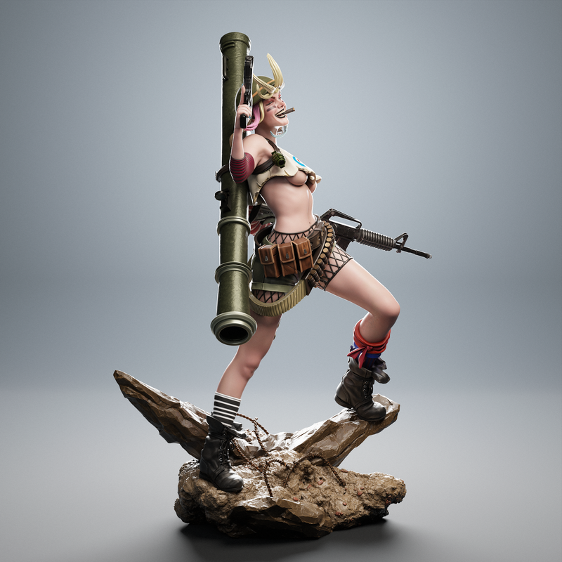 Tank Girl Resin Statue - view 7