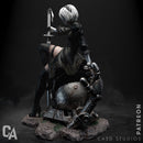 2B Resin Statue - Design 2 - view 4