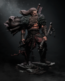 North Warrior Resin Statue - view 4