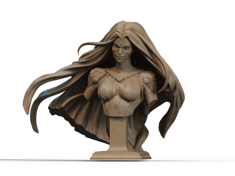 Medusa Resin Bust - Design 1 - view 1
