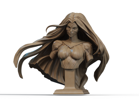 Medusa Resin Bust - Design 1 - view 1