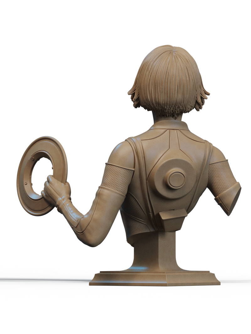 Quorra Resin Bust - view 2