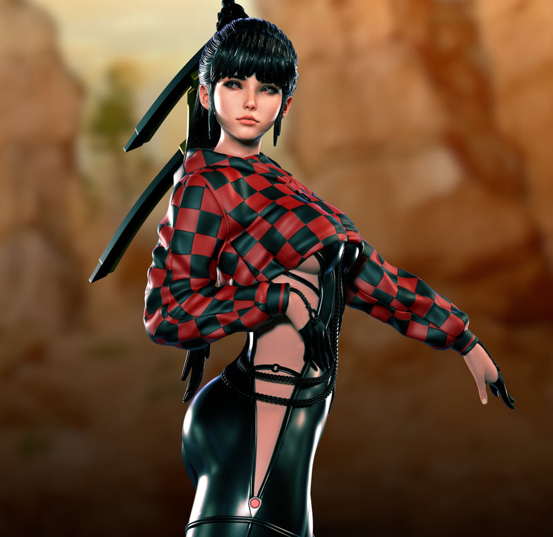 Eve Racer's High Suit Resin Statue - view 5