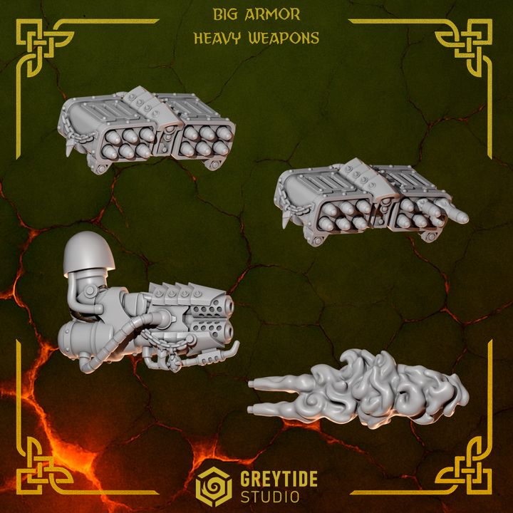 Anvil Wardens Big Armor Heavy Weapons