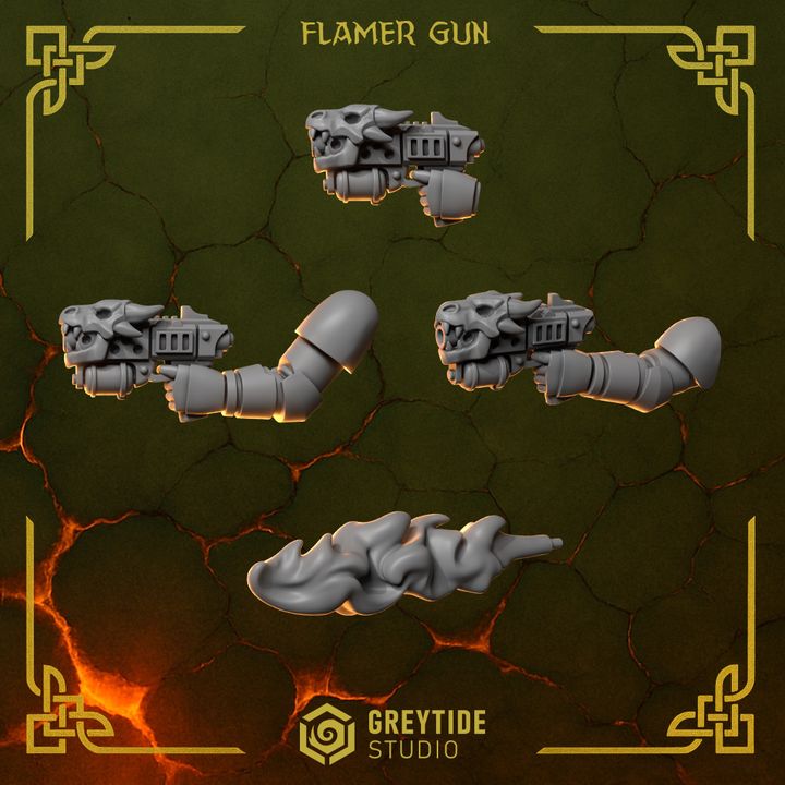 Anvil Wardens Flamer Gun