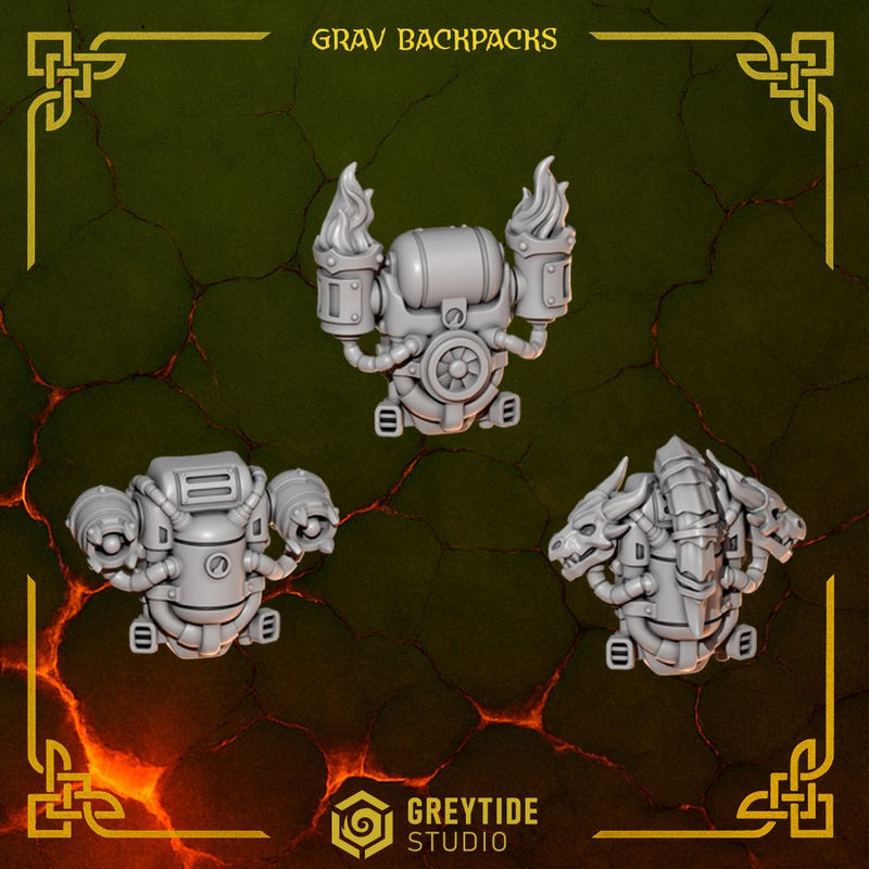 Anvil Wardens Grav Armor Backpacks
