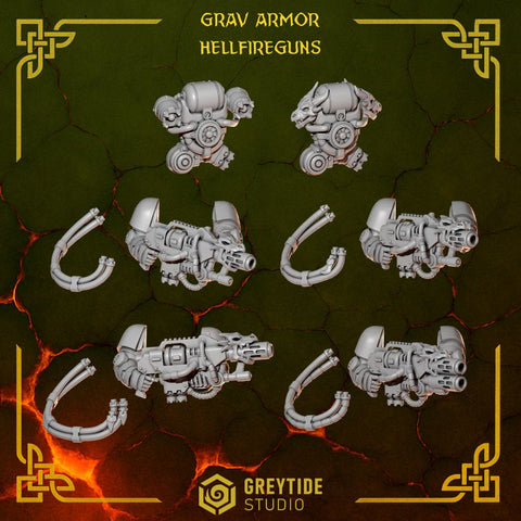 Anvil Wardens Grav Armor Hellfire Guns