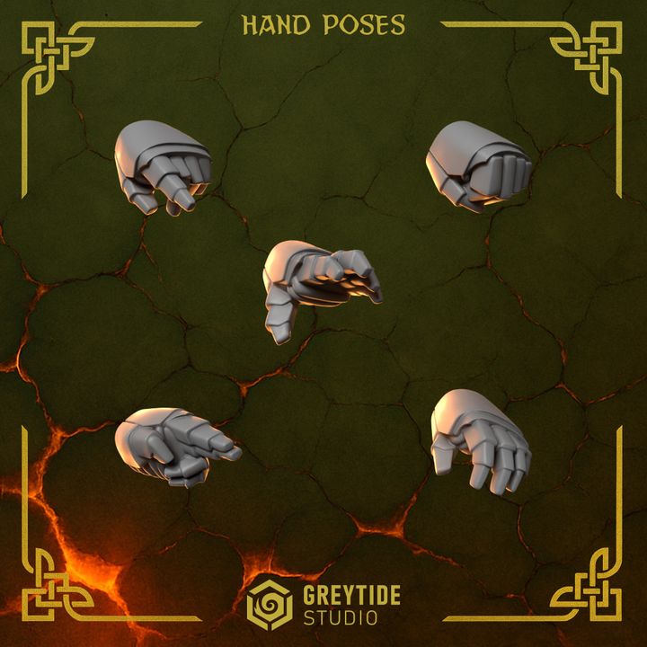 Anvil Wardens Hands Poses