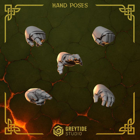 Anvil Wardens Hands Poses